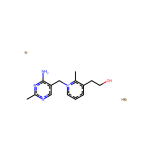 Pyridinium, 1-[(4-amino-2-methyl-5-pyrimidinyl)methyl]-3-(2-hydroxyethyl)-2-methyl-, bromide, hydrobromide (1:1:1)