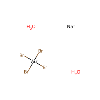 Sodium tetrabromoaurate(III) hydrate