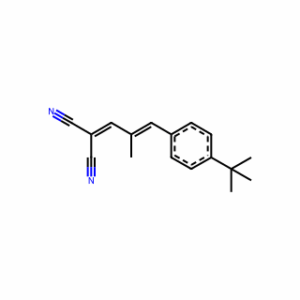 trans-2-[3-(4-tert-Butylphenyl)-2-methyl-2-propenylidene]malononitrile