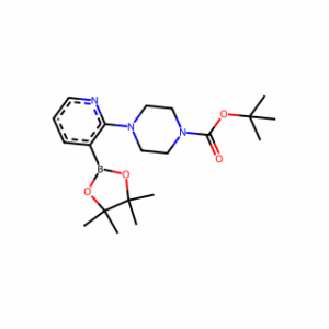 tert-Butyl 4-(3-(4,4,5,5-tetramethyl-1,3,2-dioxaborolan-2-yl)pyridin-2-yl)piperazine-1-carboxylate
