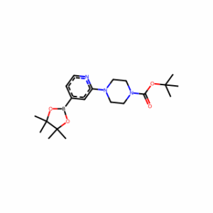 tert-Butyl 4-(4-(4,4,5,5-tetramethyl-1,3,2-dioxaborolan-2-yl)pyridin-2-yl)piperazine-1-carboxylate
