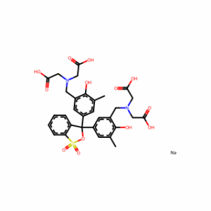 N,N′-[(1,1-dioxido-3H-2,1-benzoxathiol-3-ylidene)bis[(6-hydroxy-5-methyl-3,1-phenylene)methylene]]bis[N-(carboxymethyl)glycine sodium salt