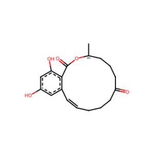 (S,E)-14,16-Dihydroxy-3-methyl-3,4,5,6,9,10-hexahydro-1H-benzo[c][1]oxacyclotetradecine-1,7(8H)-dione