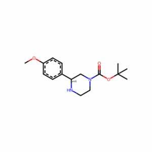 tert-butyl 3-(4-methoxyphenyl)piperazine-1-carboxylate