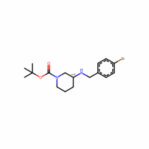 tert-Butyl 3-((4-bromobenzyl)amino)piperidine-1-carboxylate