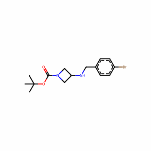 tert-Butyl 3-([(4-bromophenyl)methyl]amino)azetidine-1-carboxylate