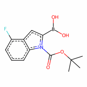 (1-(tert-Butoxycarbonyl)-4-fluoro-1H-indol-2-yl)boronic acid