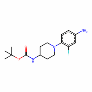 tert-butyl (1-(4-amino-2-fluorophenyl)piperidin-4-yl)carbamate