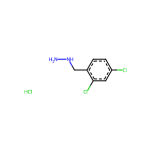Hydrazine, [(2,4-dichlorophenyl)methyl]-, hydrochloride (1:1)