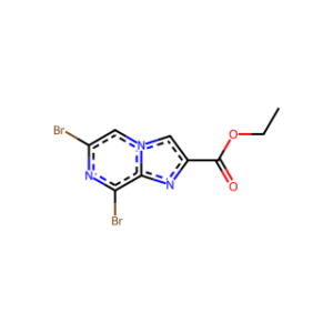 ethyl 6,8-dibromoimidazo[1,2-a]pyrazine-2-carboxylate