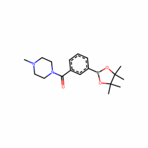 (4-Methylpiperazin-1-yl)(3-(4,4,5,5-tetramethyl-1,3,2-dioxaborolan-2-yl)phenyl)methanone