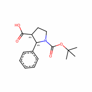 trans-1-(tert-Butoxycarbonyl)-2-phenylpyrrolidine-3-carboxylic acid
