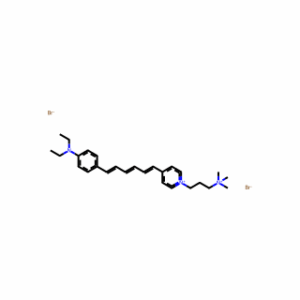 Pyridinium,4-[6-[4-(diethylamino)phenyl]-1,3,5-hexatrienyl]-1-[3-(trimethylammonio)propyl]-, dibromide