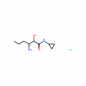 (3S)-3-Amino-N-cyclopropyl-2-hydroxyhexanamide hydrochloride