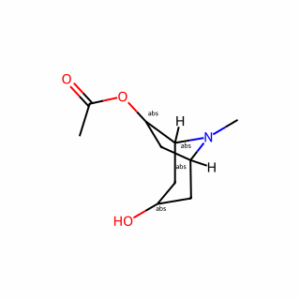 (1S,3S,5R,6S)-3-hydroxy-8-methyl-8-azabicyclo[3.2.1]octan-6-yl acetate acetate