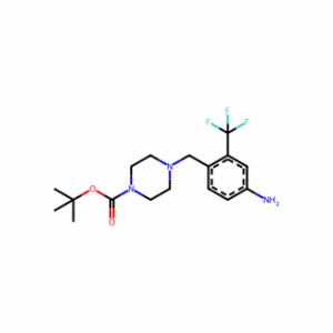 TERT-BUTYL 4-(4-AMINO-2-(TRIFLUOROMETHYL)BENZYL)PIPERAZINE-1-CARBOXYLATE