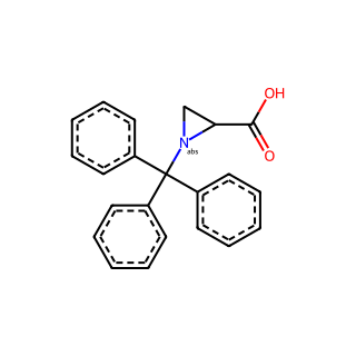 (S)-1-Tritylaziridine-2-carboxylic acid