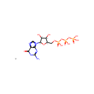 Guanosine 5′-(tetrahydrogen triphosphate), trilithium salt