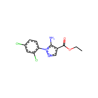 Ethyl 5-amino-1-(2,4-dichlorophenyl)-1H-pyrazole-4-carboxylate