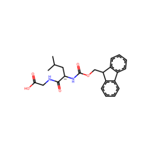 (S)-2-(2-((((9H-Fluoren-9-yl)methoxy)carbonyl)amino)-4-methylpentanamido)acetic acid