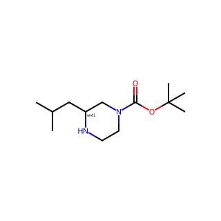 tert-Butyl 3-isobutylpiperazine-1-carboxylate