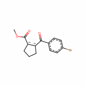 (1R,2R)-Methyl 2-(4-bromobenzoyl)cyclopentanecarboxylate