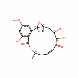 (1AR,3S,4S,9S,15bR)-3,4,12-trihydroxy-14-methoxy-9-methyl-3,4,8,9-tetrahydro-1aH-benzo[c]oxireno[2,3-e][1]oxacyclotetradecine-5,11(2H,15bH)-dione