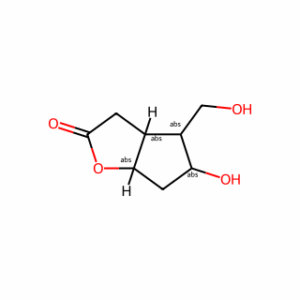 (3aS,4R,5S,6aR)-5-Hydroxy-4-(hydroxymethyl)hexahydro-2H-cyclopenta[b]furan-2-one