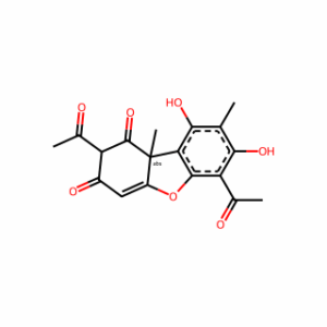 (9bR)-2,6-Diacetyl-7,9-dihydroxy-8,9b-dimethyl-1,3(2H,9bH)-dibenzofurandione