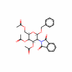 (2R,3S,4R,5R,6R)-2-(Acetoxymethyl)-6-(benzyloxy)-5-(1,3-dioxoisoindolin-2-yl)tetrahydro-2H-pyran-3,4-diyl diacetate