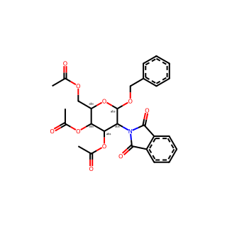 (2R,3S,4R,5R,6R)-2-(Acetoxymethyl)-6-(benzyloxy)-5-(1,3-dioxoisoindolin-2-yl)tetrahydro-2H-pyran-3,4-diyl diacetate