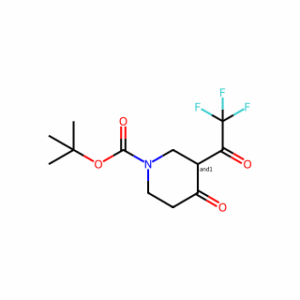 tert-Butyl 4-oxo-3-(trifluoroacetyl)piperidine-1-carboxylate
