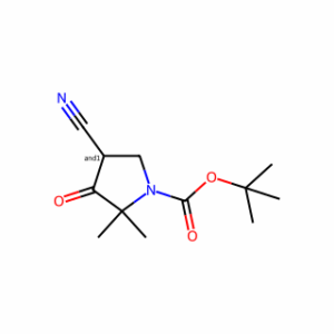 tert-Butyl 4-cyano-3-hydroxy-2,2-dimethyl-2,5-dihydro-1H-pyrrole-1-carboxylate