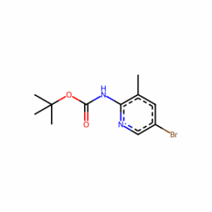 tert-Butyl (5-bromo-3-methylpyridin-2-yl)carbamate