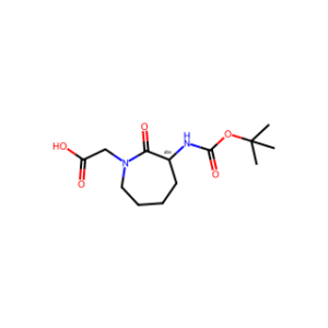 (S)-2-(3-((tert-butoxycarbonyl)amino)-2-oxoazepan-1-yl)acetic acid