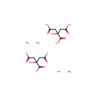 Triammonium iron(III) 2-hydroxypropane-1,2,3-tricarboxylate