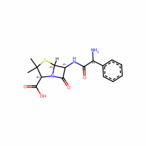 (2S,5R,6R)-6-[[(2R)-2-Amino-2-phenylacetyl]amino]-3,3-dimethyl-7-oxo-4-thia-1-azabicyclo[3.2.0]heptane-2-carboxylic acid