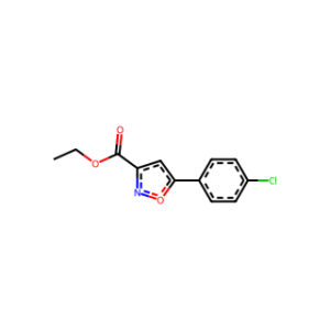 Ethyl 5-(4-chlorophenyl);isoxazole-3-carboxylate