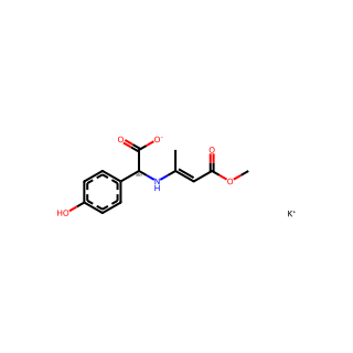 (R)-Potassium 2-(4-hydroxyphenyl)-2-((4-methoxy-4-oxobut-2-en-2-yl)amino)acetate
