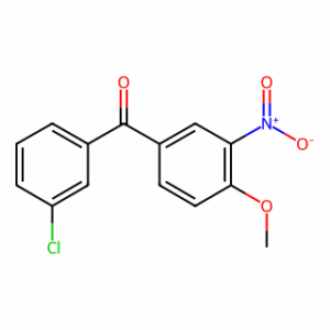 (3-Chlorophenyl)(4-methoxy-3-nitrophenyl)methanone