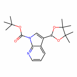 tert-Butyl 3-(4,4,5,5-tetramethyl-1,3,2-dioxaborolan-2-yl)-1H-pyrrolo[2,3-b]pyridine-1-carboxylate