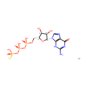 Guanosine 5′-[γ-thio]triphosphate (lithium salt)