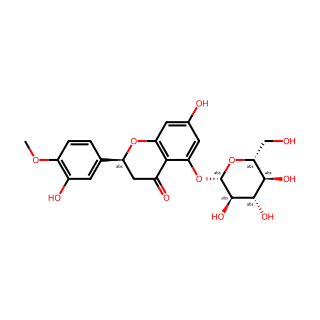 (S)-7-Hydroxy-2-(3-hydroxy-4-methoxyphenyl)-5-(((2S,3R,4S,5S,6R)-3,4,5-trihydroxy-6-(hydroxymethyl)tetrahydro-2H-pyran-2-yl)oxy)chroman-4-one