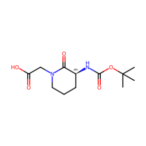 (S)-2-(3-((tert-Butoxycarbonyl)amino)-2-oxopiperidin-1-yl)acetic acid