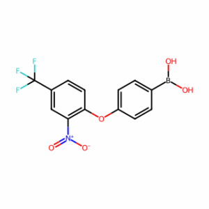 (4-(2-Nitro-4-(trifluoromethyl)phenoxy)phenyl)boronic acid