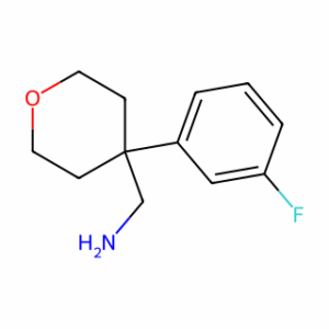 (4-(3-Fluorophenyl)tetrahydro-2H-pyran-4-yl)methanamine