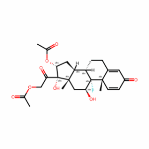 (11β,16α)-16,21-Bis(acetyloxy)-9-fluoro-11,17-dihydroxypregna-1,4-diene-3,20-dione