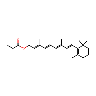 (2E,4E,6E,8E)-3,7-Dimethyl-9-(2,6,6-trimethylcyclohex-1-en-1-yl)nona-2,4,6,8-tetraen-1-yl propionate