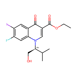 (S)-Ethyl 7-fluoro-1-(1-hydroxy-3-methylbutan-2-yl)-6-iodo-4-oxo-1,4-dihydroquinoline-3-carboxylate