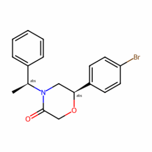 (6R)-6-(4-bromophenyl)-4-[(1S)-1-phenylethyl]morpholin-3-one